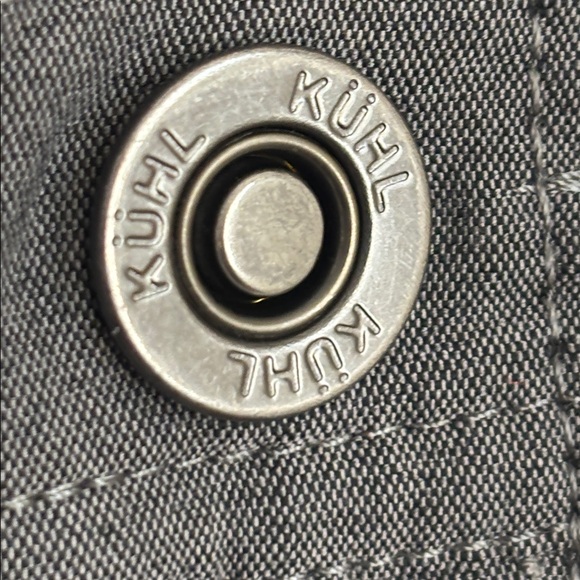 KUHL Women's Gray Nylon Chino Shorts Size 6 belt loops hiking walking athletic l - Picture 4 of 13